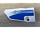 invID: 331376829 P-No: 64683pb018  Name: Technic, Panel Fairing # 3 Small Smooth Long, Side A with Blue Curved Stripes and 'STATIC PORT' Pattern (Sticker) - Set 42025