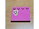 invID: 332289413 P-No: 6179pb146  Name: Tile, Modified 4 x 4 with Studs on Edge with Medium Lavender Flower and Lime Leaves Pattern (Sticker) - Set 41038