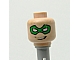invID: 332353931 P-No: 3626bpb0029  Name: Minifigure, Head Male Green Eye Mask with Eye Holes and Smile Pattern - Blocked Open Stud