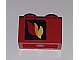invID: 332710414 P-No: 3004pb170L  Name: Brick 1 x 2 with Classic Fire Logo Pattern Left Side (Sticker) - Sets 556 / 672