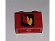 invID: 332711172 P-No: 3004pb170L  Name: Brick 1 x 2 with Classic Fire Logo Pattern Left Side (Sticker) - Sets 556 / 672