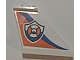 invID: 332770474 P-No: 2340pb068R  Name: Tail 4 x 1 x 3 with Coast Guard Logo on Orange and Blue Curved Stripes Pattern Model Right Side (Sticker) - Set 60164