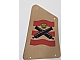 invID: 333383858 P-No: sailbb09  Name: Cloth Sail 2 with Crossed Cannons Pattern