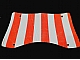 invID: 333585739 P-No: sailbb35  Name: Cloth Sail 31 x 14 Bottom Recurved with Red Stripes Pattern