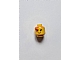 invID: 334114534 P-No: 3626bp7a  Name: Minifigure, Head Male Brown Hair over Eye and Black Eyebrows Pattern - Blocked Open Stud