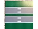 invID: 334341797 P-No: 30225c01pb01  Name: Baseplate, Road 32 x 32 7-Stud Straight with Double Driveway with Crosswalk Pattern