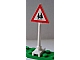 invID: 328181198 P-No: 649pb04  Name: Road Sign Triangle with Pedestrian Crossing 2 People Pattern