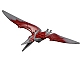 invID: 334742671 P-No: Ptera04  Name: Dinosaur Pteranodon with Dark Red Back and Large Curved Nostrils