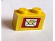 invID: 335951449 P-No: 3004pb023  Name: Brick 1 x 2 with Mail Envelope Pattern (Sticker) - Set 6362