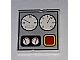 invID: 336321499 P-No: 3068px4  Name: Tile 2 x 2 with Gauges and Red Button on Light Gray Background Pattern
