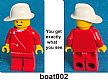 invID: 336635708 M-No: boat002  Name: Jacket with Zipper - Red, Red Legs, White Fire Helmet