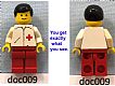 invID: 336789473 M-No: doc009  Name: Doctor - Straight Line, Red Legs, Black Male Hair