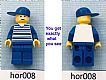 invID: 336789942 M-No: hor008  Name: Horizontal Lines Blue - Blue Arms - Blue Legs, Blue Cap