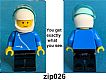 invID: 337066675 M-No: zip026  Name: Jacket with Zipper - Blue, Black Legs, White Helmet, Trans-Light Blue Visor