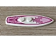 invID: 337183153 P-No: 90397pb002  Name: Minifigure, Utensil Surfboard Standard with Bright Pink and Dark Pink Flames on Magenta Background Pattern
