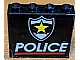 invID: 339354516 P-No: BA006pb10  Name: Stickered Assembly 4 x 1 x 3 with Police Red Line and Yellow Star Badge Pattern (Sticker) - Set 1786 - 3 Brick 1 x 4