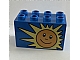 invID: 340012894 P-No: 31111pb001  Name: Duplo, Brick 2 x 4 x 2 with Sun Pattern