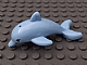 invID: 340280085 P-No: 13392pb01  Name: Dolphin, Friends / Elves, Jumping with Bottom Axle Holder with Almond Shape Medium Azure Eyes with Eyelashes Pattern