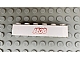 invID: 340937953 P-No: 3009pb040  Name: Brick 1 x 6 with Lego Logo Open O Style Red Outline Pattern