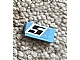 invID: 340962091 P-No: 3069pb0116  Name: Tile 1 x 2 with Slanted Black Number 5 on White Background Pattern (Sticker) - Set 8193