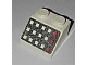invID: 341136801 P-No: 3039p32  Name: Slope 45 2 x 2 with 12 Buttons and 3 Red Lamps on Black Background Pattern