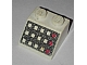 invID: 341137001 P-No: 3039p32  Name: Slope 45 2 x 2 with 12 Buttons and 3 Red Lamps on Black Background Pattern