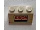invID: 341479723 P-No: 3038pb10  Name: Slope 45 2 x 3 with ﻿Exxon Logo Pattern (Sticker) - Set 554