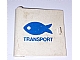 invID: 342545318 P-No: 3195pb01  Name: Door 1 x 5 x 4 Left with Blue Fish & TRANSPORT Pattern