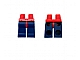 invID: 343259520 P-No: 970c63pb01  Name: Hips and Dark Blue Legs with Spider-Man Webbing Pattern