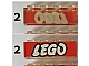 invID: 343660100 P-No: 3066pb12  Name: Brick 1 x 4 without Bottom Tubes, with Lego Logo Open O Style Pattern