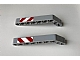 invID: 344570313 P-No: 32271pb008R  Name: Technic, Liftarm, Modified Bent Thick 1 x 9 (7 - 3) with Red and White Danger Stripes Pattern Model Right Side (Sticker) - Set 42028