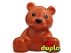 invID: 345554806 P-No: 49989pb02  Name: Duplo Bear Baby Cub, Sitting with Black Eyes and Nose Pattern (Teddy Bear)