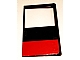 invID: 346139090 P-No: 30074pb02  Name: Door 1 x 6 x 8 Right with Red Rectangle Pattern (Sticker) - Set 5571