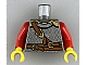 invID: 346607333 P-No: 973pb0680c01  Name: Torso Castle Kingdoms Chest Strap and Belt Front and Back Pattern / Red Arms / Yellow Hands
