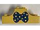 invID: 347429547 P-No: 4197pb005  Name: Duplo, Brick 2 x 6 x 2 Arch Inverted Double with Blue Bow Tie with Polka Dots Pattern