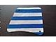 invID: 349117076 P-No: sailbb27  Name: Cloth Sail 9 x 11, 3 Holes with Blue Stripes Pattern (from 6273)