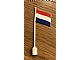invID: 349137224 P-No: 776p07  Name: Flag on Flagpole, Wave with Netherlands Pattern - No Bottom Lip