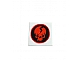 invID: 349152446 P-No: 3068pb0379  Name: Tile 2 x 2 with Ninjago Cracked Red Skull on Black Circle Pattern