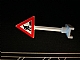 invID: 349602240 P-No: 649pb09  Name: Road Sign Triangle with Worker and 1 Pile Pattern