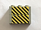 invID: 349654695 P-No: 3622pb063  Name: Brick 1 x 3 with Black and Yellow Danger Stripes Pattern (Sticker) - Set 7823