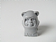 invID: 349685447 P-No: 64805pb01  Name: Minifigure, Head, Modified SW Ewok with Reddish Brown Hood with White Tooth Pattern