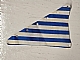 invID: 350110671 P-No: sailbb20  Name: Cloth Sail Triangular 15 x 22 with Blue Thick Stripes Pattern