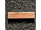 invID: 350247210 P-No: 2431pb387  Name: Tile 1 x 4 with Wood Grain and 2 White Nails Pattern (Sticker) - Set 60068