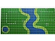 invID: 351725366 P-No: 3857pb02  Name: Baseplate 16 x 32 with River and Set 6071 Dots Pattern