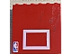 invID: 352269644 P-No: 3754pb05  Name: Brick 1 x 6 x 5 with White Rectangle and NBA Logo (Basketball Backboard) Pattern