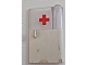 invID: 352410861 P-No: 826p02  Name: Door 1 x 3 x 4 Right with Window and Red Cross Pattern, Upper