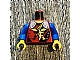 invID: 355938386 P-No: 973pb0105c02  Name: Torso Castle Armor with Standing Dragon and Silver Shoulders, Yellow Neck Pattern / Blue Arms / Yellow Hands
