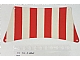 invID: 356331455 P-No: sailbb05  Name: Cloth Sail 30 x 15 Bottom with Red Thick Stripes Pattern