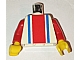 invID: 359282769 P-No: 973p01c02  Name: Torso Vertical Striped Red/Blue Pattern / Red Arms / Yellow Hands
