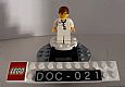 invID: 360332142 M-No: doc021  Name: Doctor - Lab Coat Stethoscope and Thermometer, White Legs, Reddish Brown Male Hair, Glasses